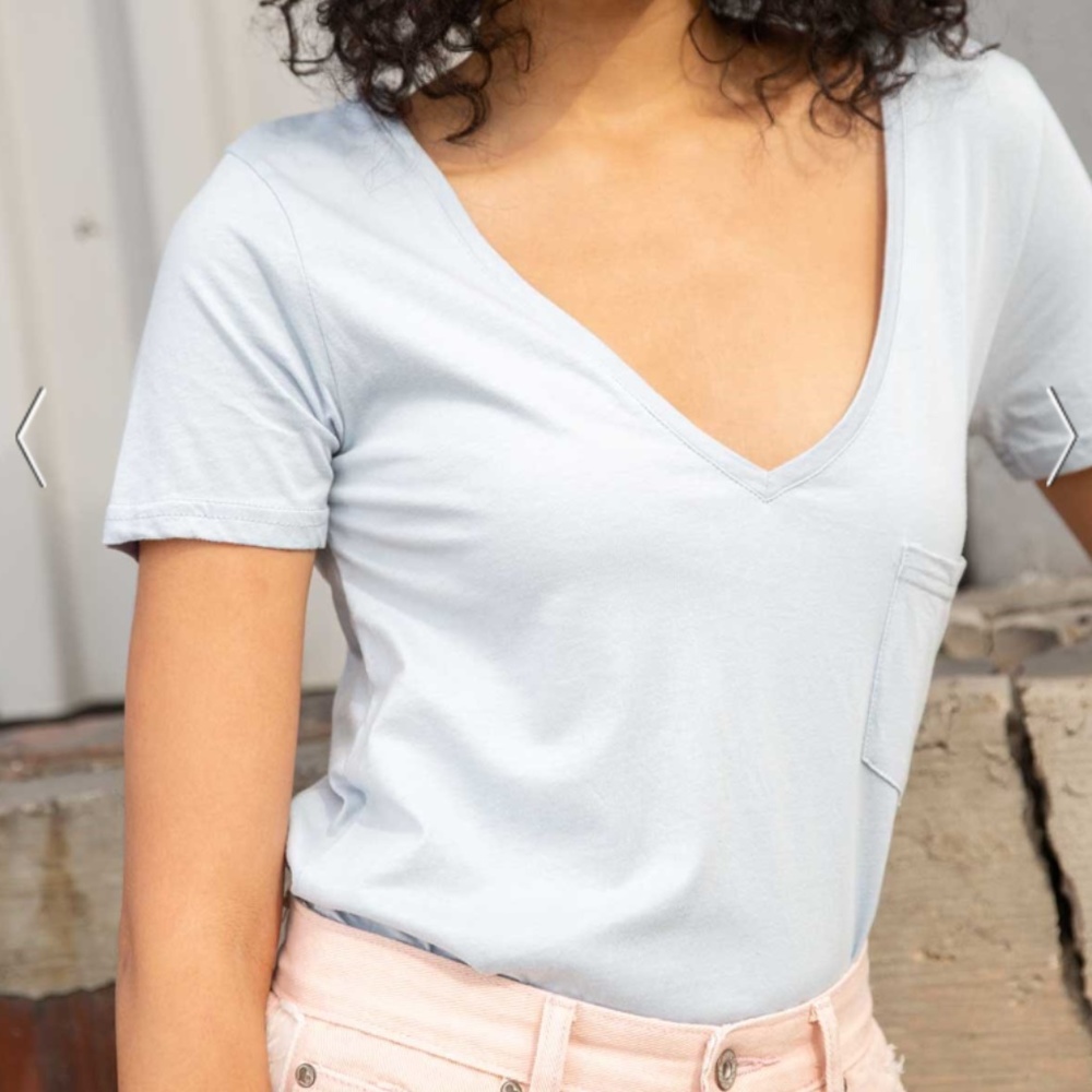 {POL} Pocket Tee in Blue